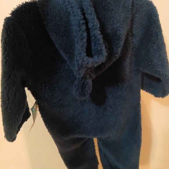 Cozy Navy Blue Kids One Piece - Picture 6 of 9